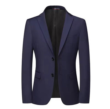 Velloren-Blazer New Men's Fashion Business Solid Color British Style Professional Work Groom Wedding Dress Best Man Blazer Jacket